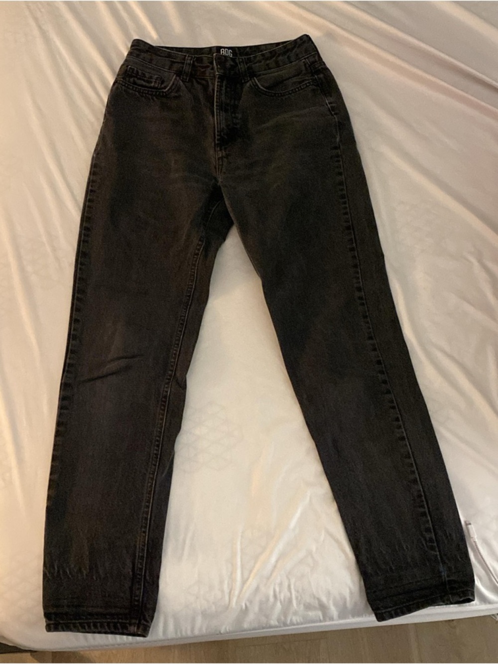 BDG Black High Rise Mom Jeans